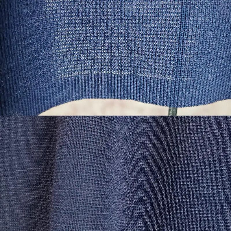Yves Saint Laurent Yves Saint Laurent Blue Midi Skirt for Women 0089 Size 23" - 5 Thumbnail