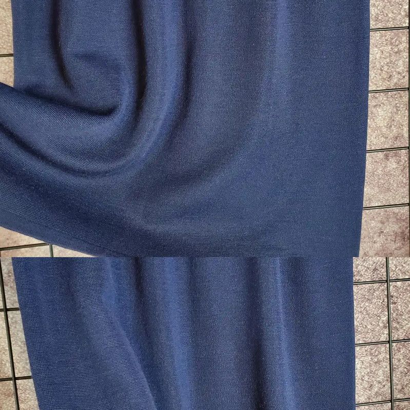 Yves Saint Laurent Yves Saint Laurent Blue Midi Skirt for Women 0089 Size 23" - 4 Thumbnail