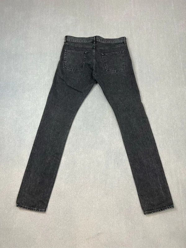 Yves Saint Laurent YSL Black Denim Women's Jeans Size M 0089 Size 27" / US 4 / IT 40 - 2 Thumbnail