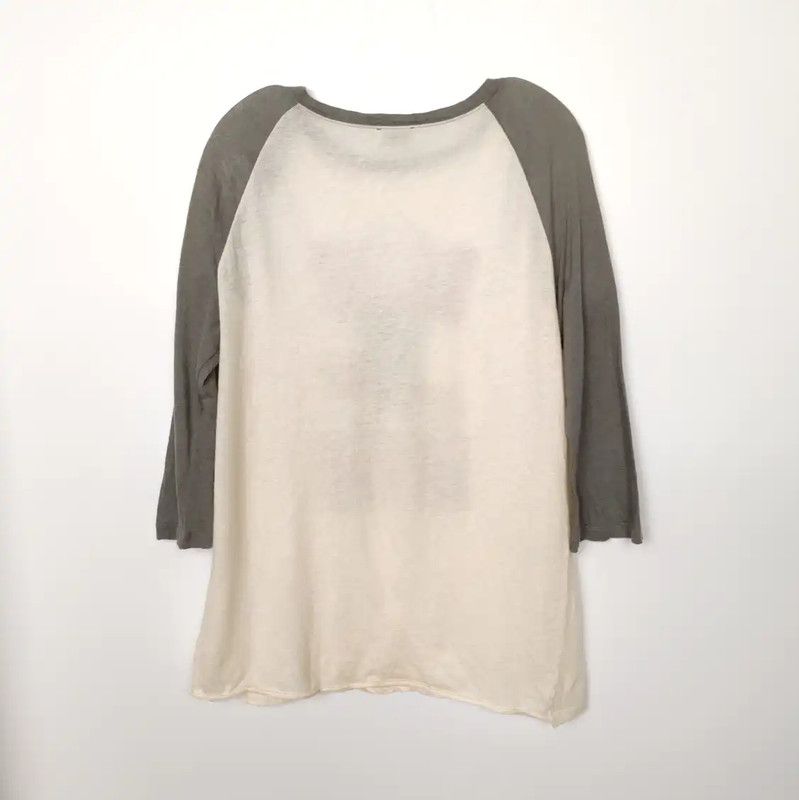 Yves Saint Laurent Saint Laurent Women's White Cotton T-shirt 0089 Size XS / US 0-2 / IT 36-38 - 2 Thumbnail