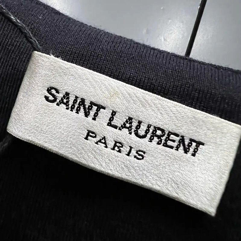 Yves Saint Laurent YSL Black Cotton Long Sleeve Sweatshirt 0089 Size S / US 4 / IT 40 - 5 Thumbnail