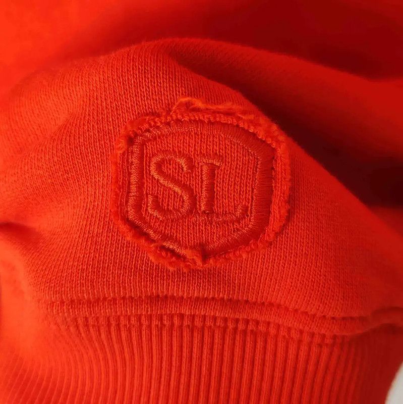 Yves Saint Laurent YSL Orange Cotton Women's Hoodie XS 0089 Size XS / US 0-2 / IT 36-38 - 4 Thumbnail