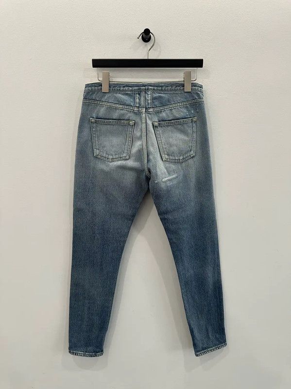 Yves Saint Laurent YSL Blue Denim Women's Jeans Size M 0089 Size 29" - 2 Thumbnail