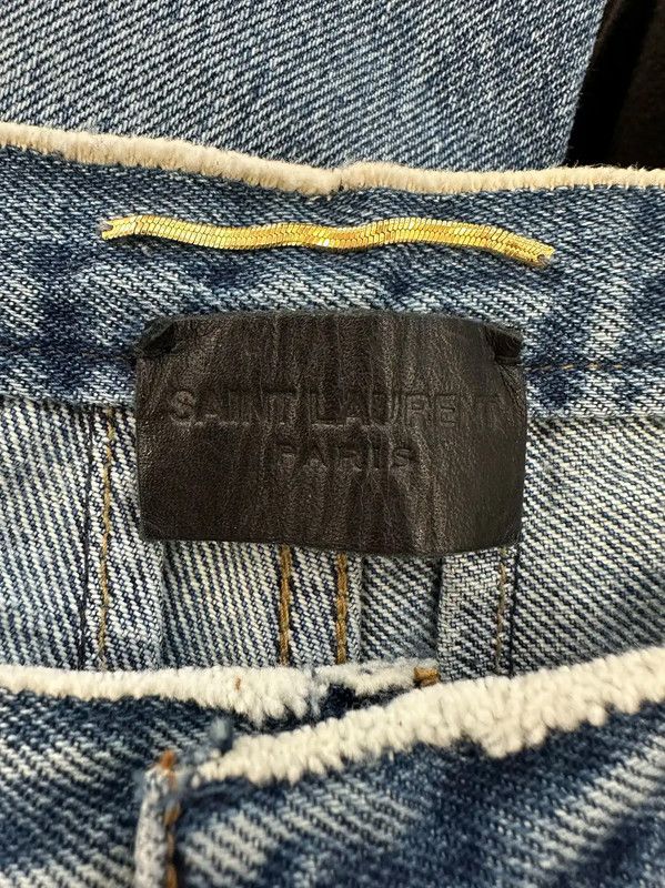 Yves Saint Laurent YSL Blue Denim Women's Jeans Size M 0089 Size 29" - 4 Thumbnail