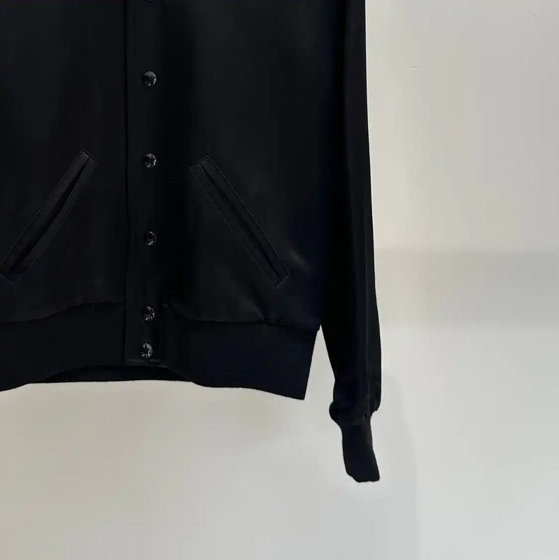 Yves Saint Laurent YSL Black Embroidered Women's Jacket XS Size 0089 Size XS / US 0-2 / IT 36-38 - 3 Thumbnail
