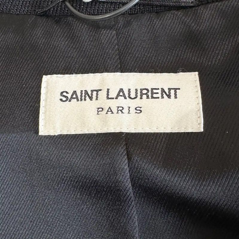 Yves Saint Laurent YSL Black Embroidered Women's Jacket XS Size 0089 Size XS / US 0-2 / IT 36-38 - 8 Thumbnail
