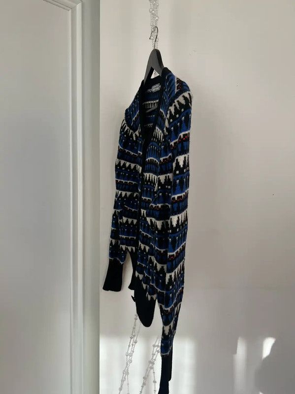 Yves Saint Laurent YSL Blue Knit Sweater for Women 0089 Size M / US 6-8 / IT 42-44 - 3 Thumbnail