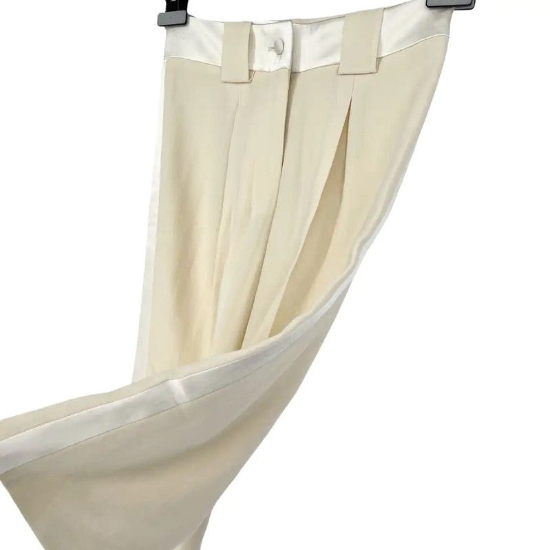 Yves Saint Laurent YSL Casual Wool Trousers in Beige 0089 Size 23" - 3 Thumbnail