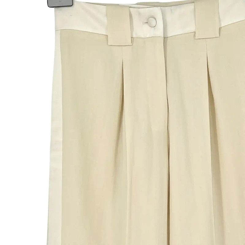 Yves Saint Laurent YSL Casual Wool Trousers in Beige 0089 Size 23" - 2 Thumbnail