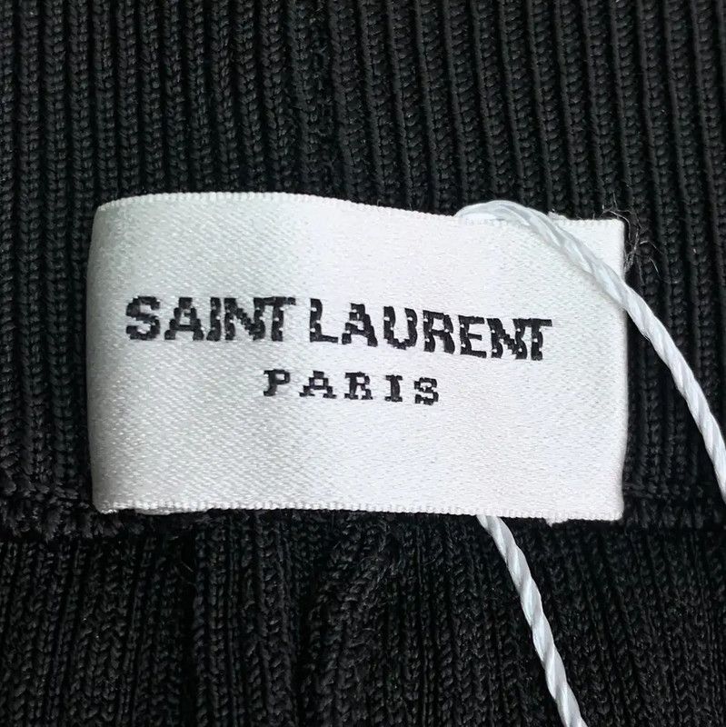Yves Saint Laurent YSL Black Casual Pants for Women 0089 Size 23" - 5 Thumbnail