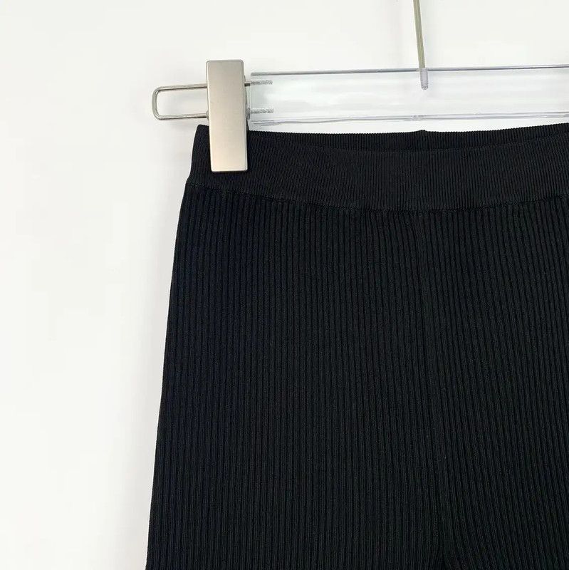 Yves Saint Laurent YSL Black Casual Pants for Women 0089 Size 23" - 3 Thumbnail