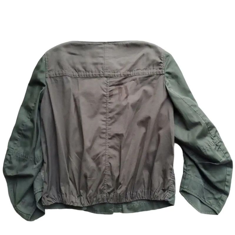 Yves Saint Laurent YSL Military Green Cotton Women's Jacket 0089 Size S / US 4 / IT 40 - 3 Thumbnail
