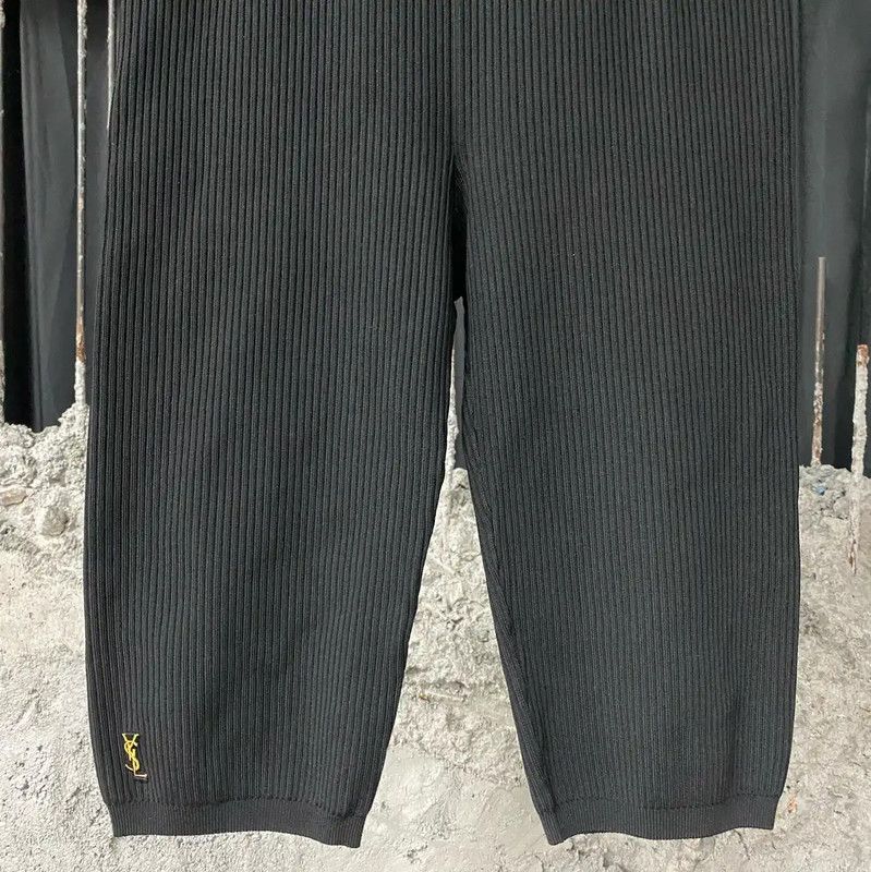 Yves Saint Laurent YSL Summer Black Women's Casual Pants 0089 Size 23" - 4 Thumbnail