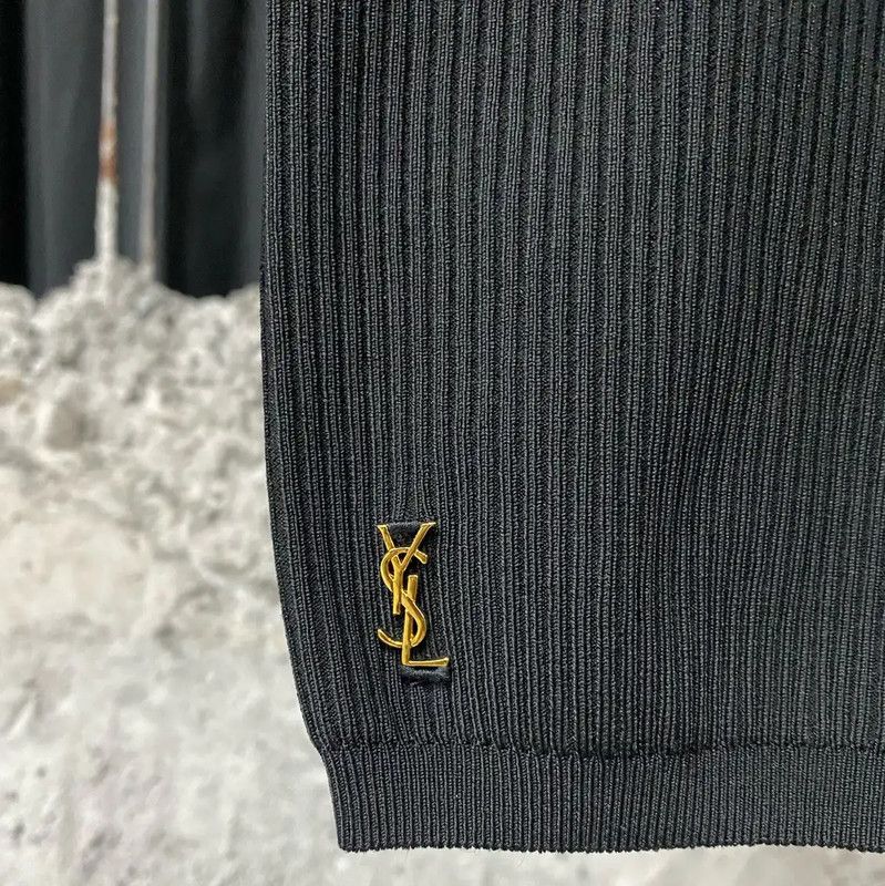 Yves Saint Laurent YSL Summer Black Women's Casual Pants 0089 Size 23" - 5 Thumbnail