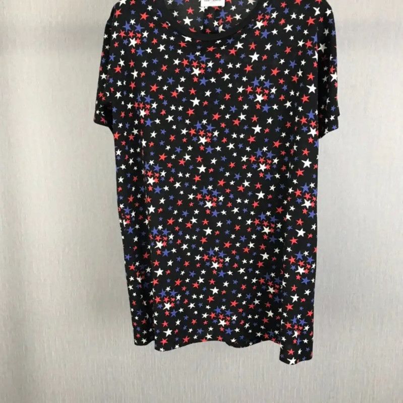 Yves Saint Laurent YSL Colorful Cotton Women’s Top 0089 Size M / US 6-8 / IT 42-44 - 5 Thumbnail