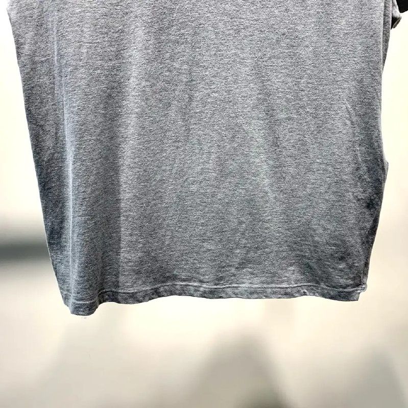 Yves Saint Laurent YSL Gray Oversized Women's T-Shirt 0089 Size XXL / US 16-18 / IT 52-54 - 6 Thumbnail