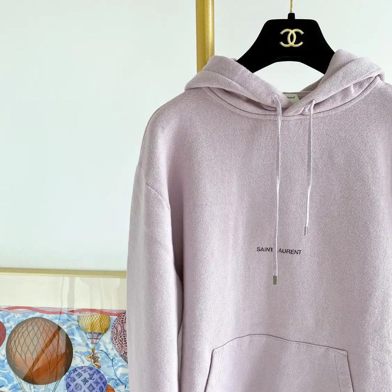 Yves Saint Laurent YSL Light Purple Women's Hoodie for Spring 0089 Size S / US 4 / IT 40 - 3 Thumbnail