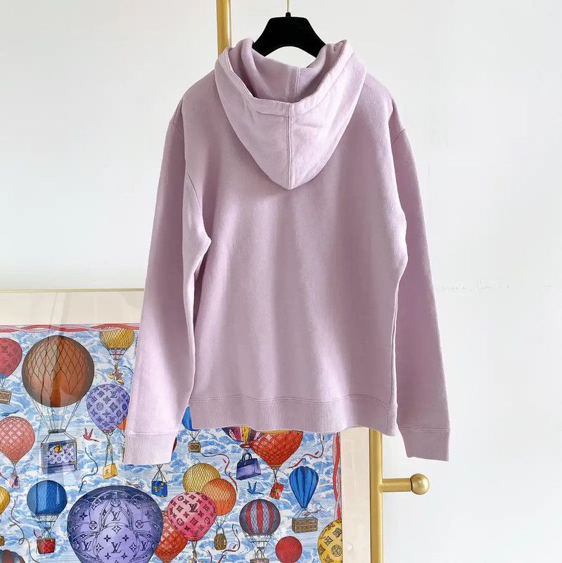 Yves Saint Laurent YSL Light Purple Women's Hoodie for Spring 0089 Size S / US 4 / IT 40 - 2 Thumbnail