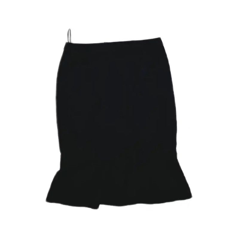 Yves Saint Laurent YSL Black Cotton Blend Women's Skirt 0089 Size 30" / US 8 / IT 44 - 4 Thumbnail