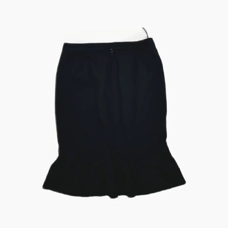 Yves Saint Laurent YSL Black Cotton Blend Women's Skirt 0089 Size 30" / US 8 / IT 44 - 2 Thumbnail