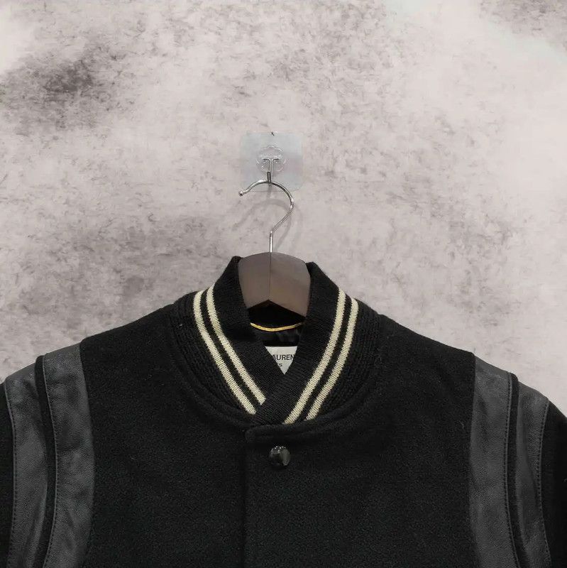 Yves Saint Laurent YSL Black Wool Women's Jacket 0089 Size M / US 6-8 / IT 42-44 - 3 Thumbnail