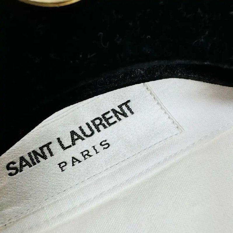 Yves Saint Laurent YSL White Long Sleeve Women's Shirt XS Size 0089 Size XS / US 0-2 / IT 36-38 - 3 Thumbnail