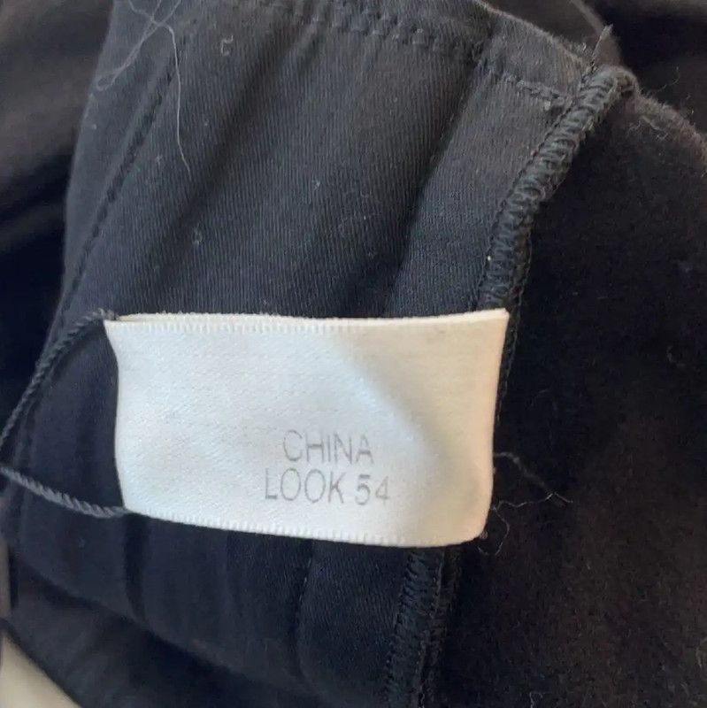 Yves Saint Laurent Yves Saint Laurent Black Cotton Casual Pants 0089 Size 27" / US 4 / IT 40 - 4 Thumbnail