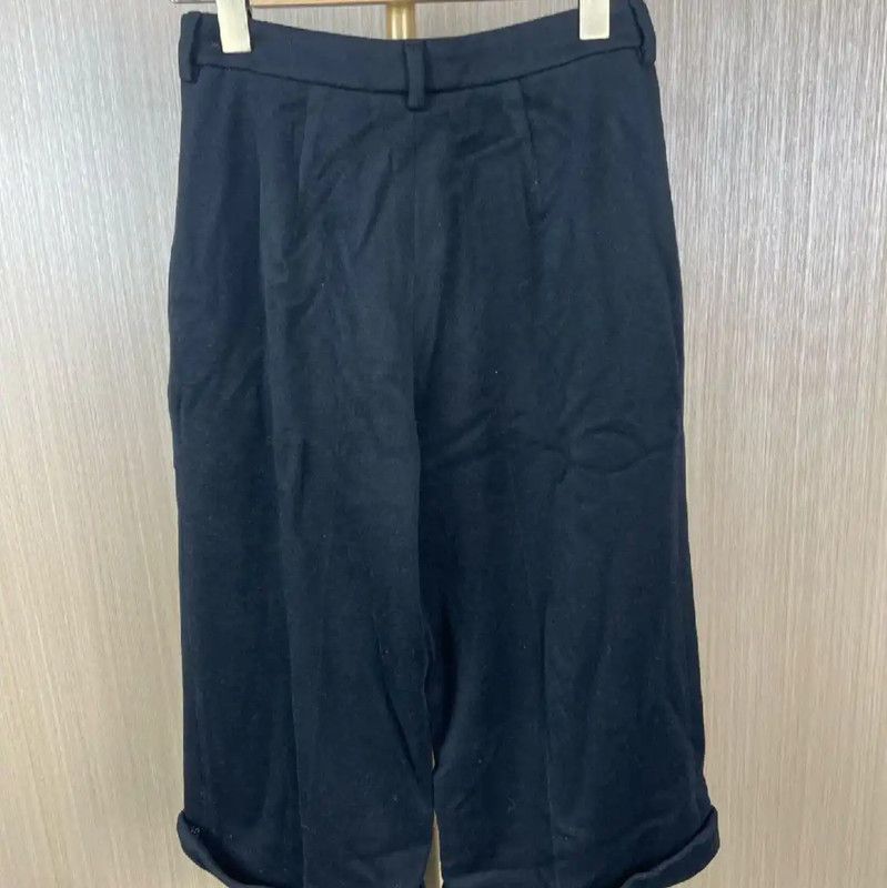Yves Saint Laurent Yves Saint Laurent Black Cotton Casual Pants 0089 Size 27" / US 4 / IT 40 - 2 Thumbnail