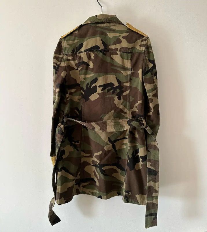 Yves Saint Laurent Saint Laurent Army Green Cotton Jacket 0089 Size M / US 6-8 / IT 42-44 - 2 Thumbnail