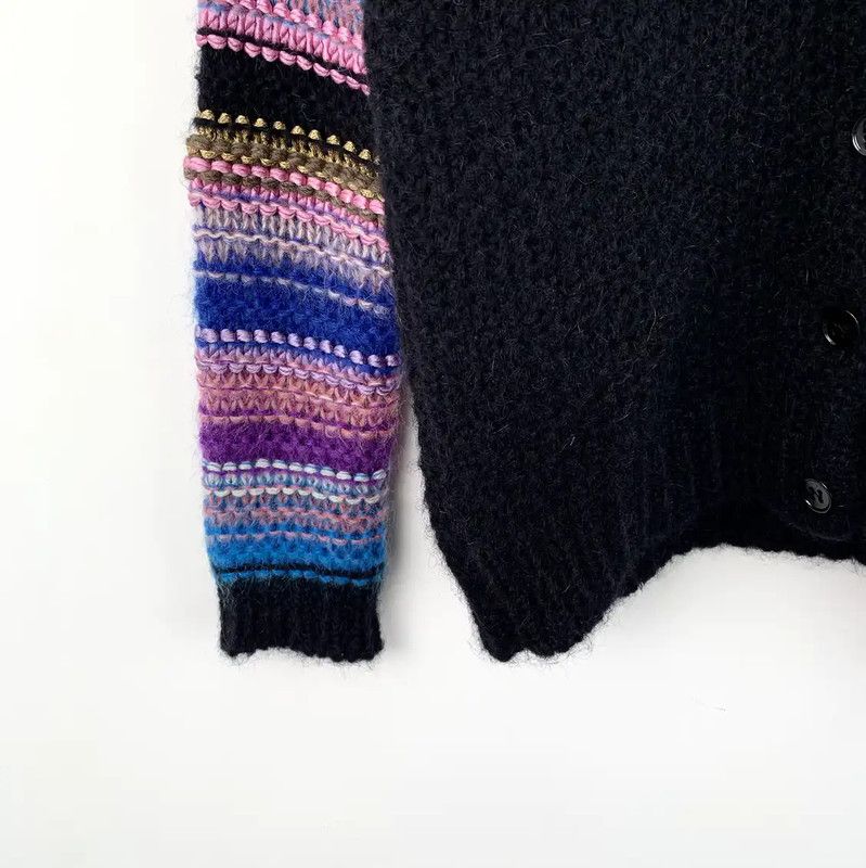 Yves Saint Laurent YSL Multi-Color Mohair Knit Sweater 0089 Size XS / US 0-2 / IT 36-38 - 4 Thumbnail