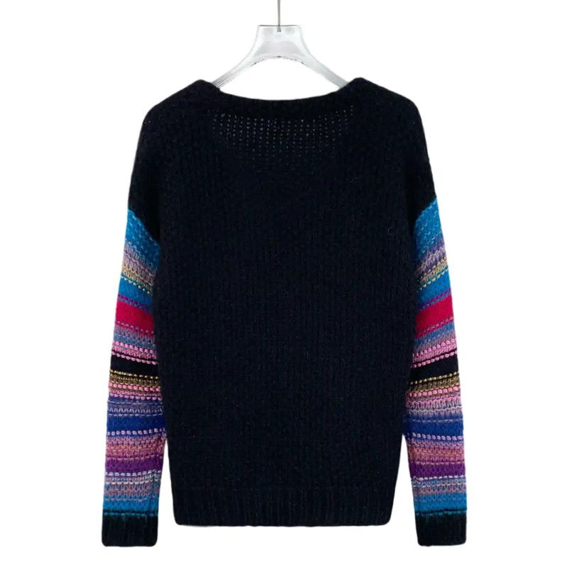 Yves Saint Laurent YSL Multi-Color Mohair Knit Sweater 0089 Size XS / US 0-2 / IT 36-38 - 2 Thumbnail