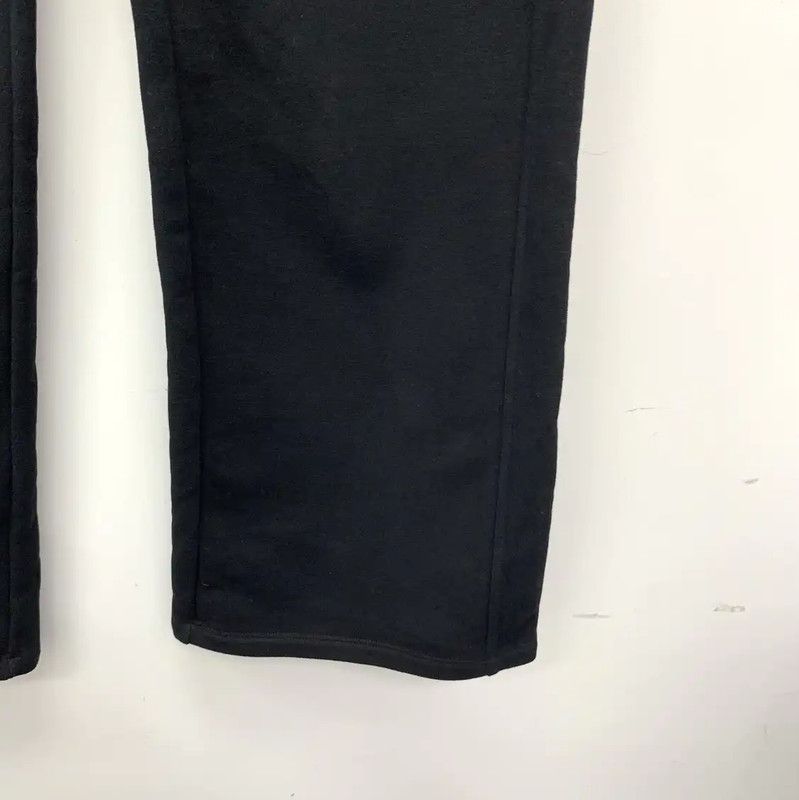 Yves Saint Laurent YSL Black Cotton Casual Pants for Women 0089 Size 23" - 5 Thumbnail