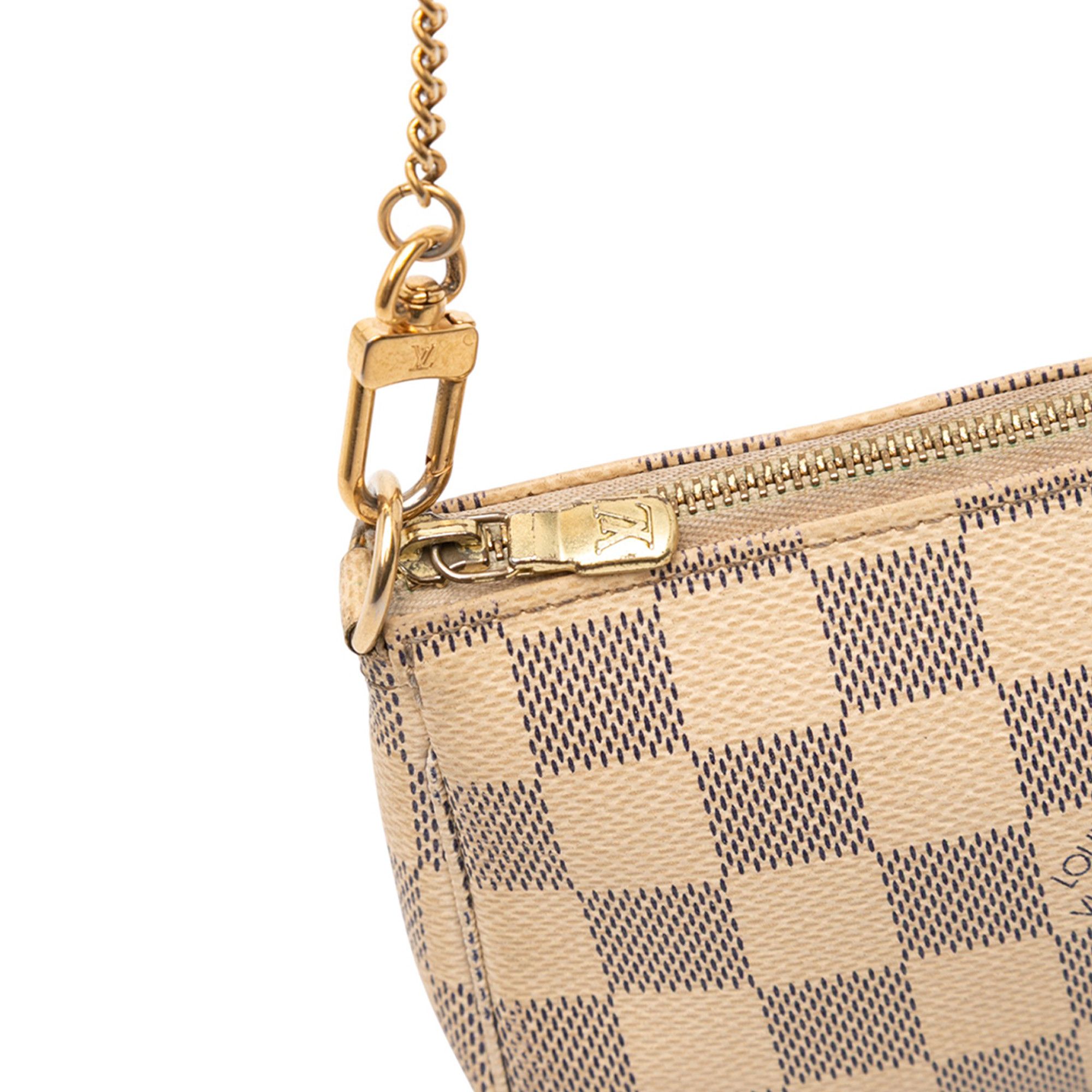 Louis Vuitton Louis Vuitton Damier Azur Mini Pochette Accessoires Size ONE SIZE - 7 Thumbnail