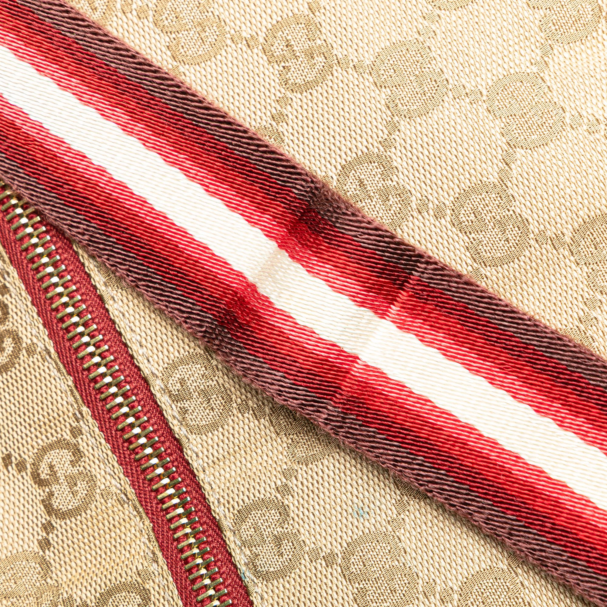 Gucci Gucci GG Canvas Web Double Pocket Belt Bag Size ONE SIZE - 10 Thumbnail
