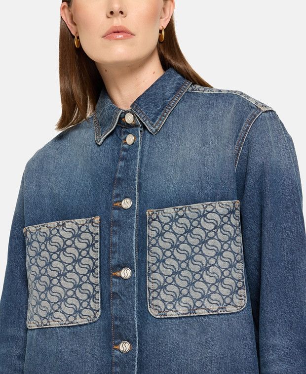 Stella McCartney Long sleeved denim shirt, regular fit Size XXS / US 00 / IT 34 - 3 Thumbnail