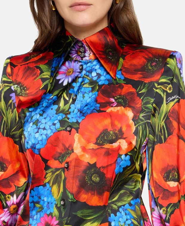 Dolce & Gabbana Long-sleeved blouse Size XXL / US 16-18 / IT 52-54 - 3 Thumbnail