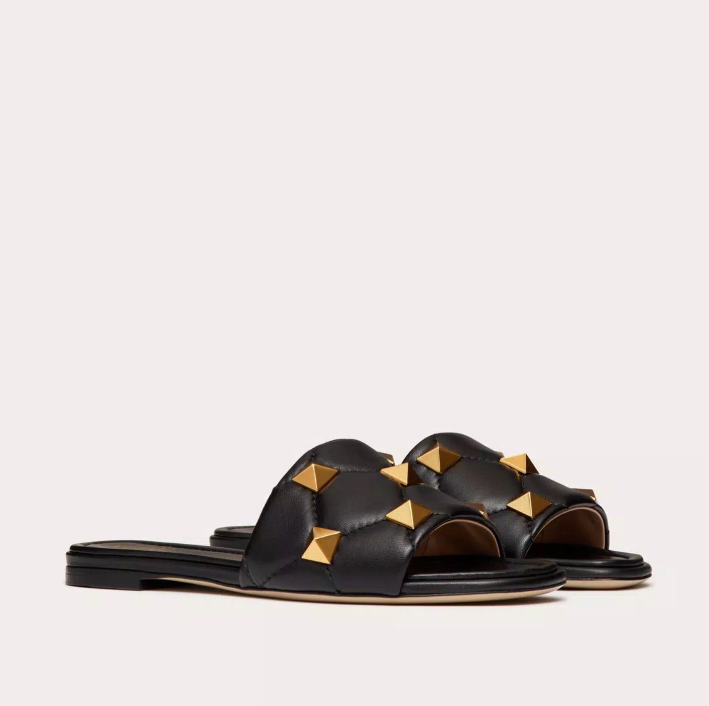 Valentino Valentino Roman Stud Slide Sandals SIZE 37 Size ONE SIZE - 2 Thumbnail