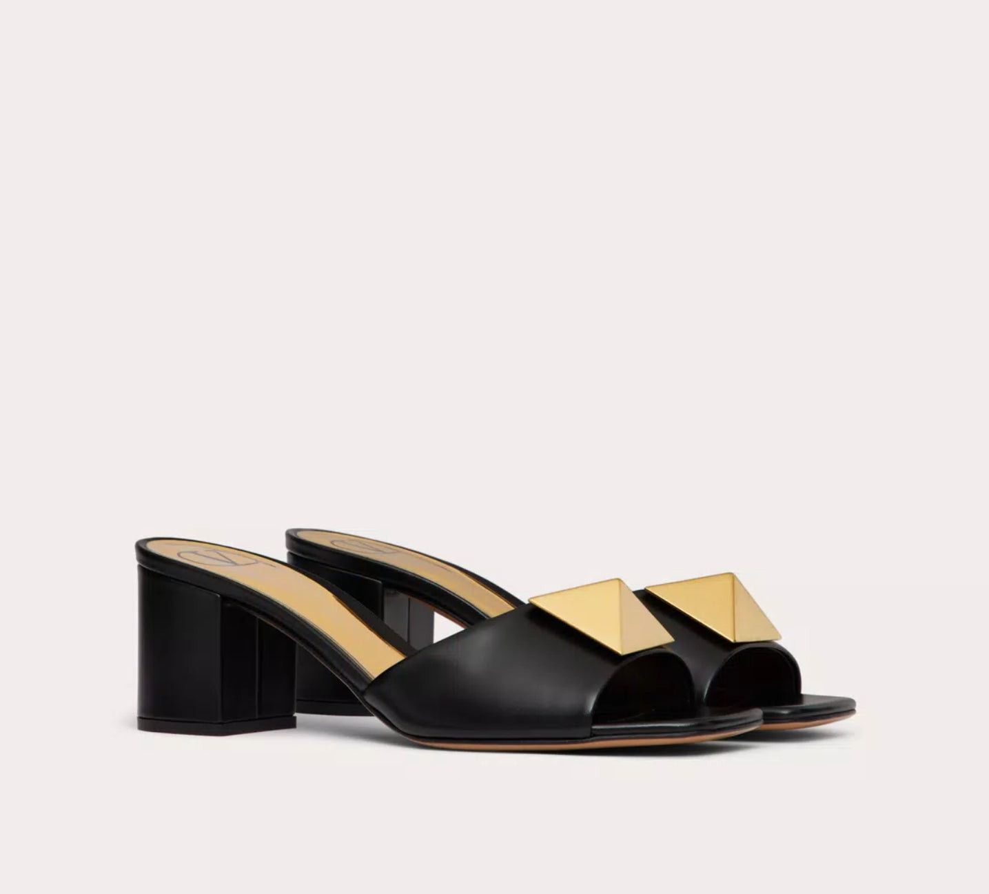 Valentino Valentino One Stud Slide Sandals SIZE 40 Size ONE SIZE - 2 Thumbnail