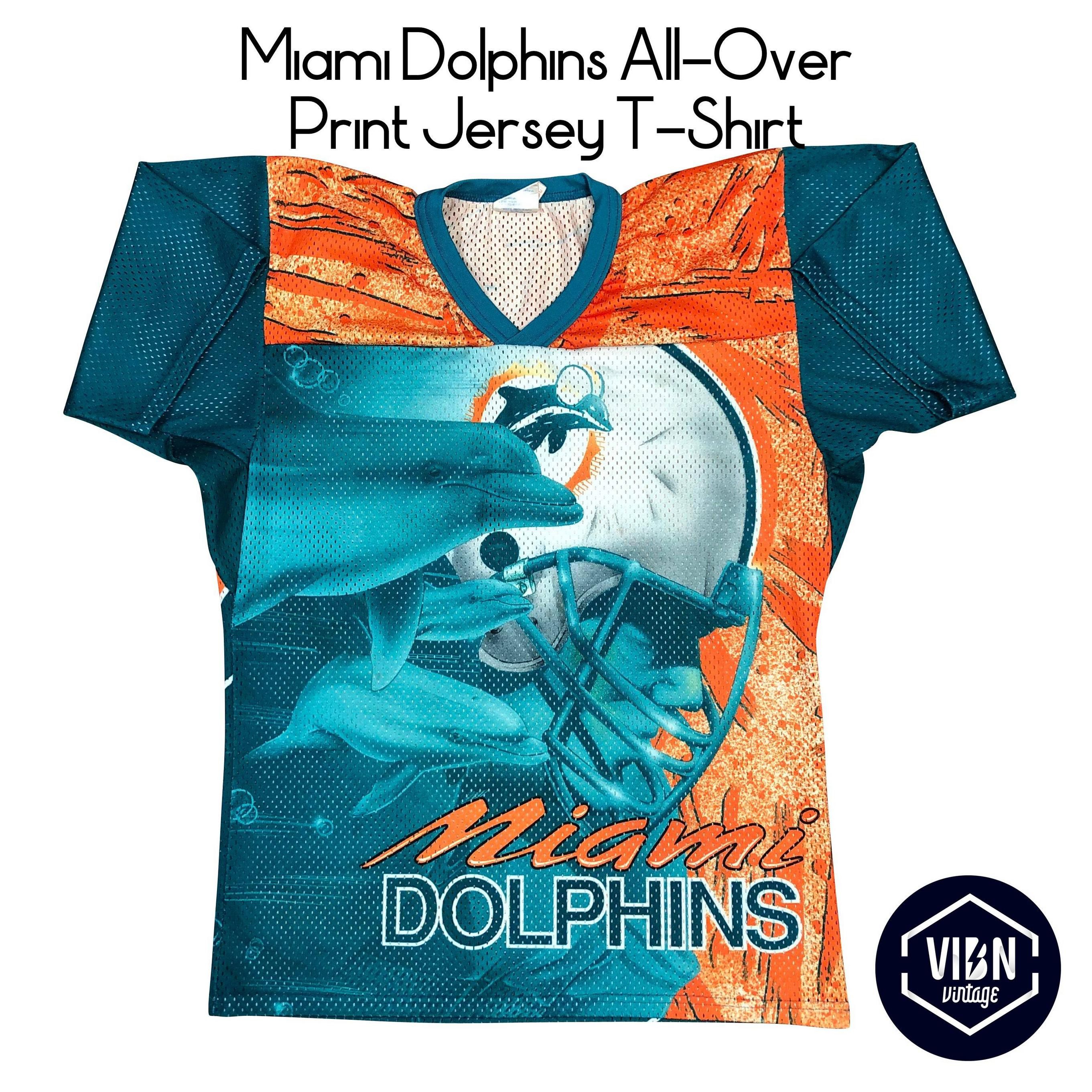 Vintage Miami DOLPHINS Jersey by CCM / Miami Dolphins T-shirt 