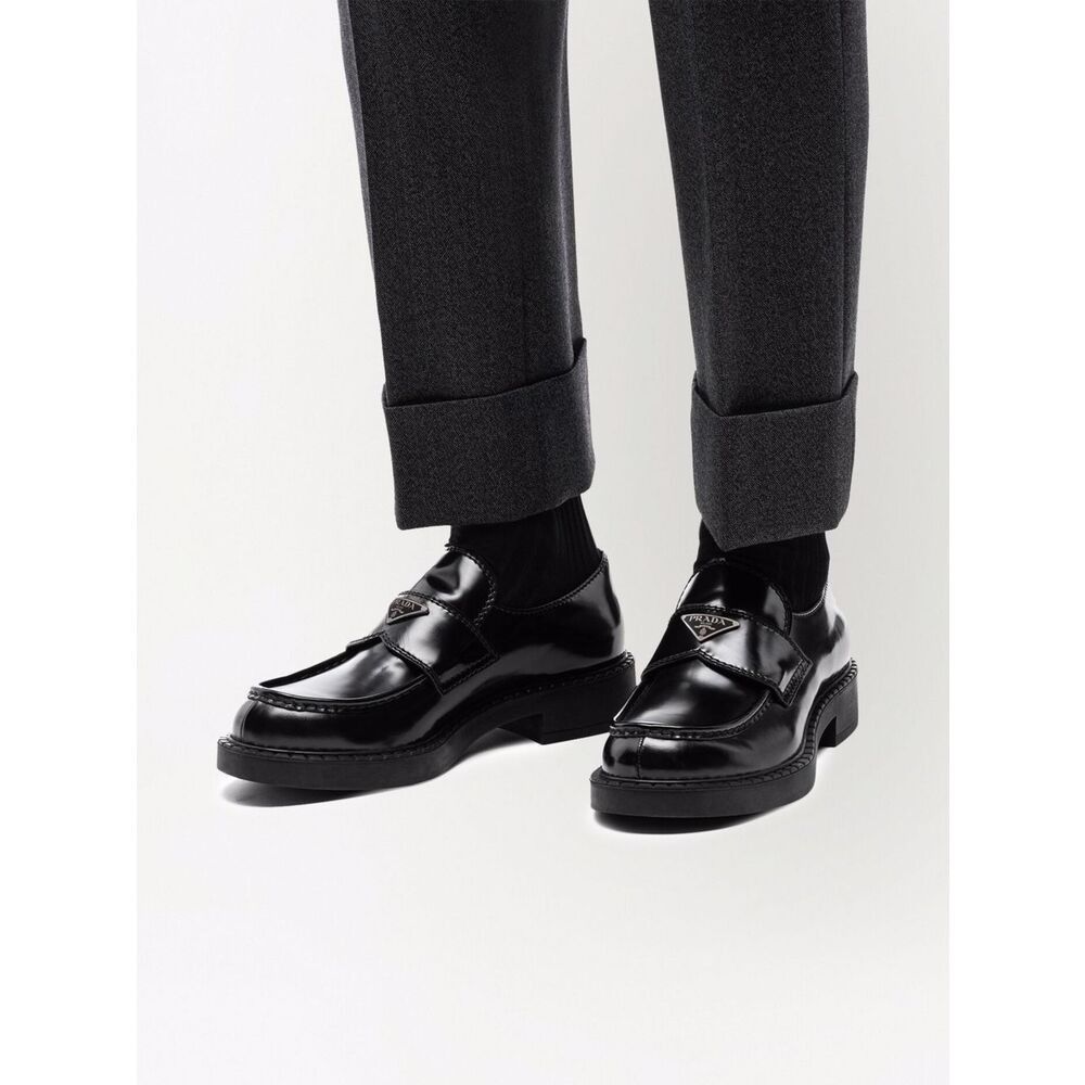Prada Prada BLACK Loafers Size US 10.5 / EU 43-44 - 3 Thumbnail