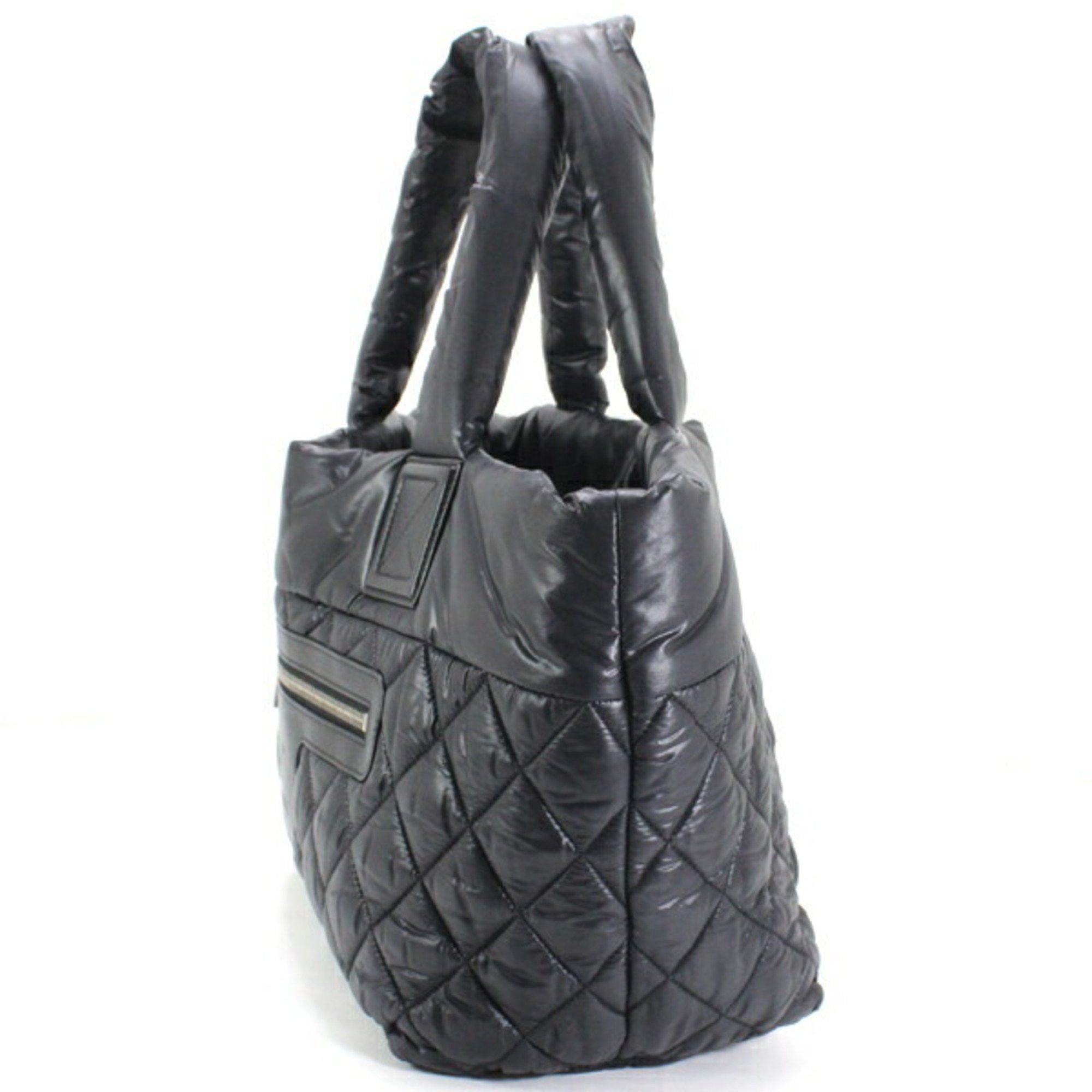 Chanel Chanel Coco Cocoon PM Small Tote Bag, Black Nylon with Mark, Women's, KM3144 Size ONE SIZE - 3 Thumbnail