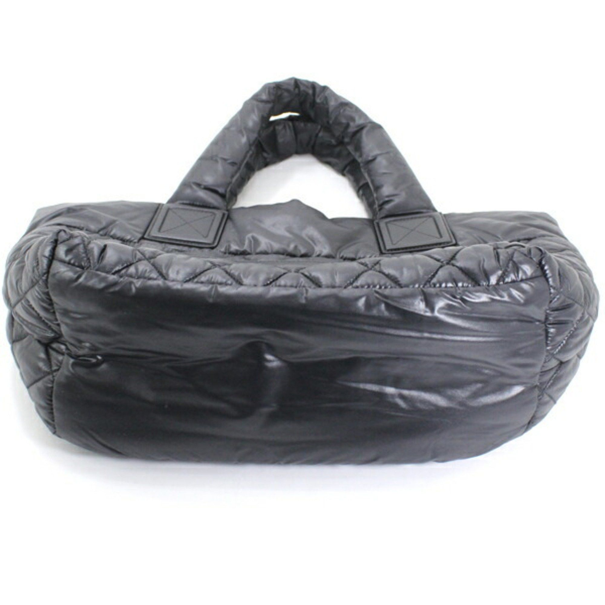 Chanel Chanel Coco Cocoon PM Small Tote Bag, Black Nylon with Mark, Women's, KM3144 Size ONE SIZE - 7 Thumbnail