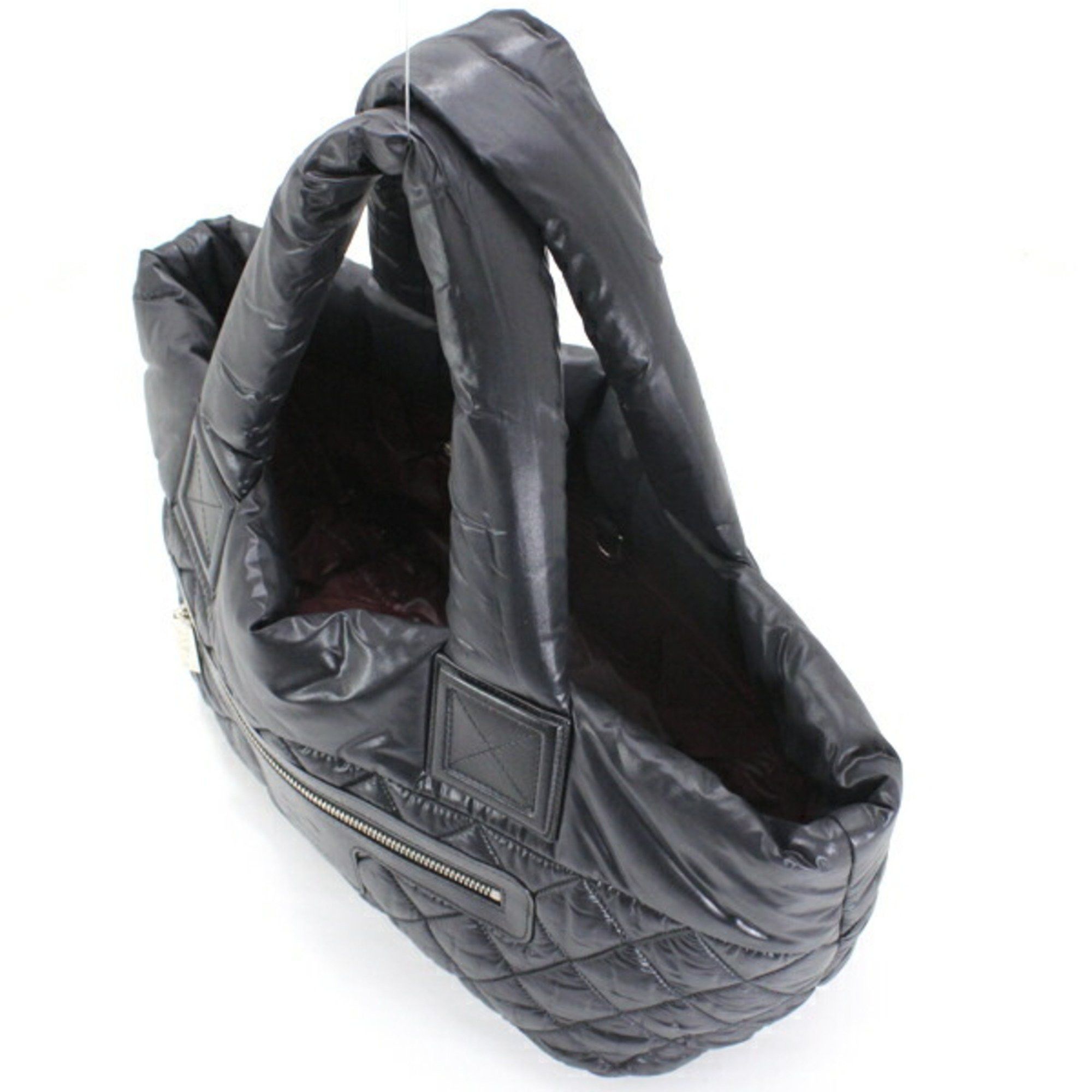 Chanel Chanel Coco Cocoon PM Small Tote Bag, Black Nylon with Mark, Women's, KM3144 Size ONE SIZE - 5 Thumbnail