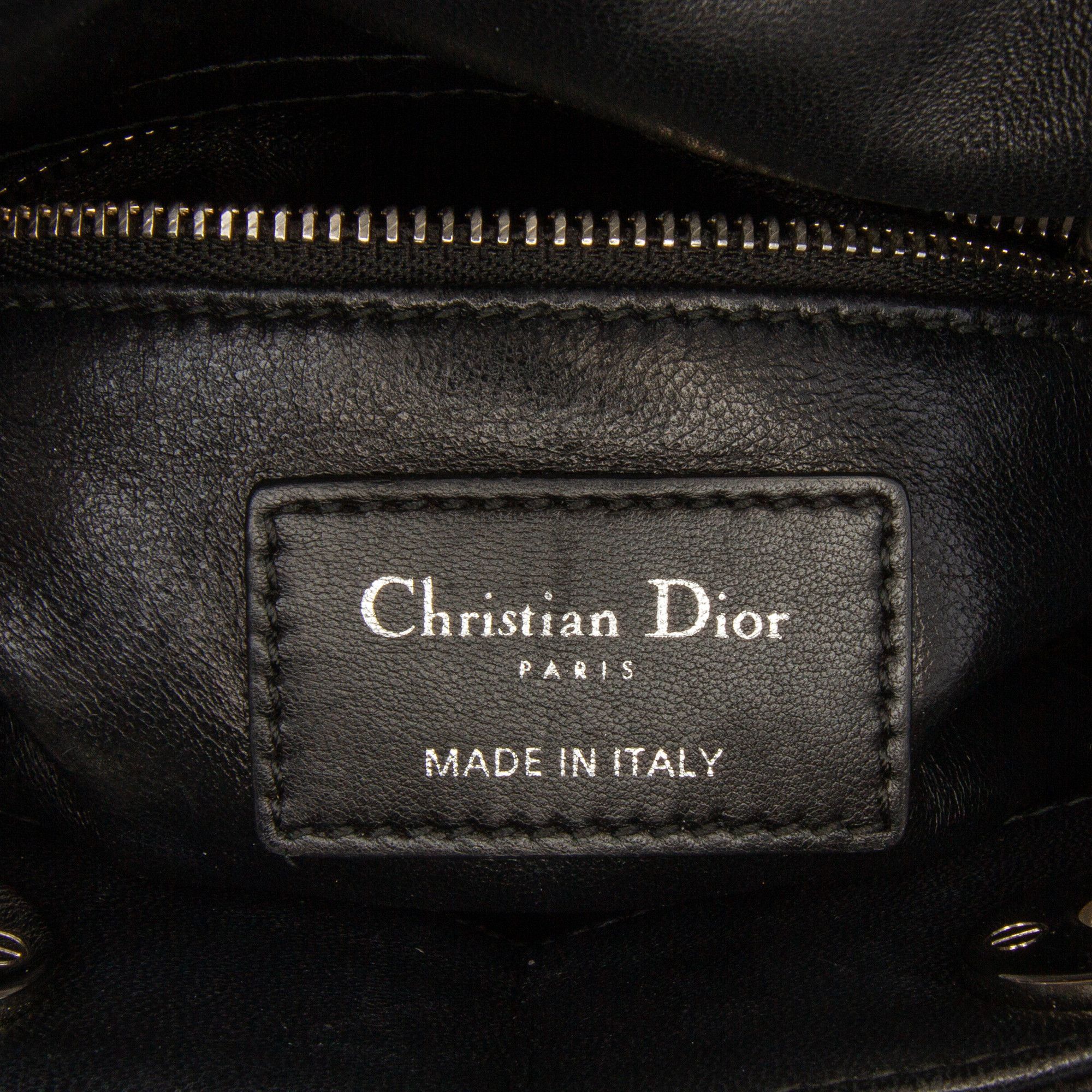 Dior Dior Mini Patent Sequined Lady Dior Size ONE SIZE - 5 Thumbnail