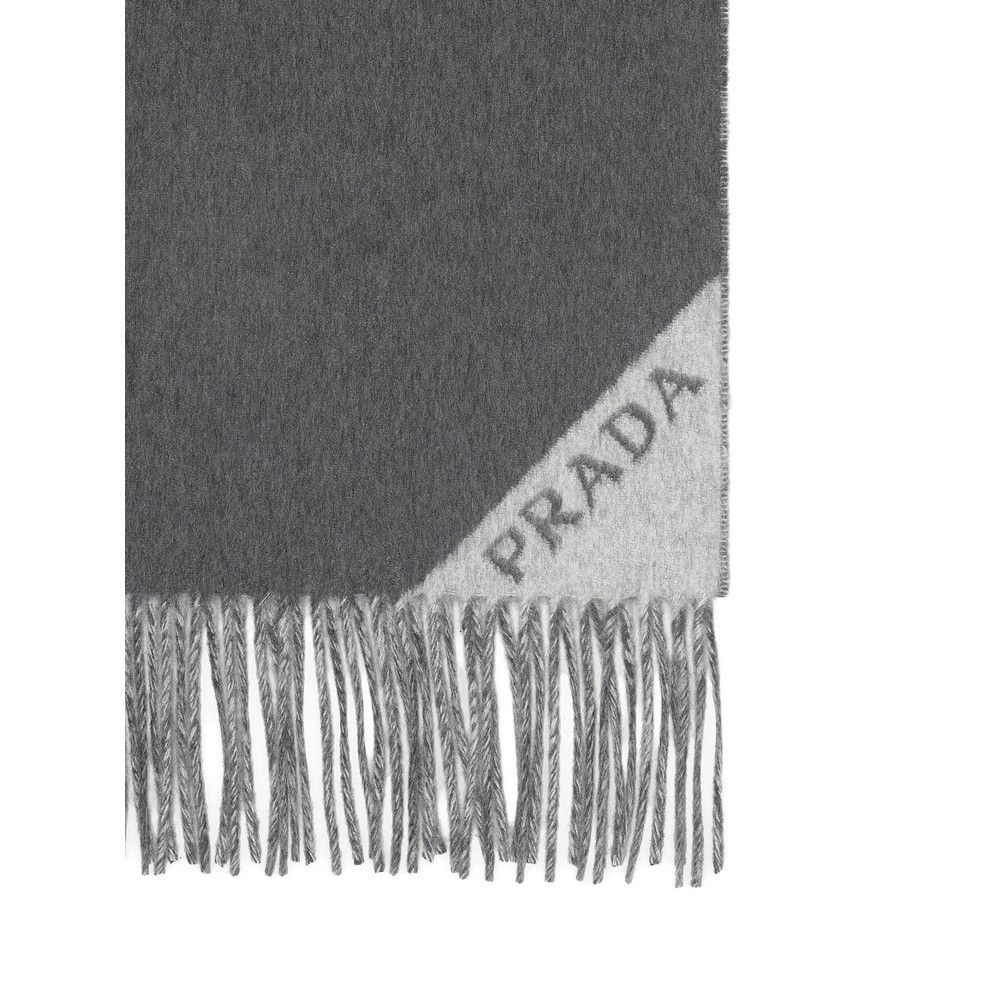 Prada Prada GREY Scarves Size ONE SIZE - 2 Thumbnail