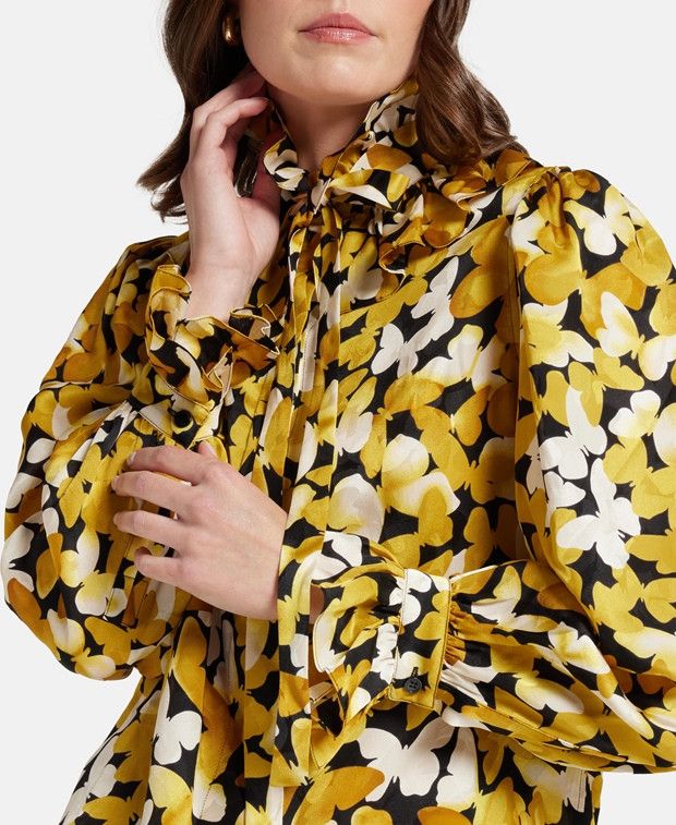 Saint Laurent Paris Silk blouse Size S / US 4 / IT 40 - 3 Thumbnail