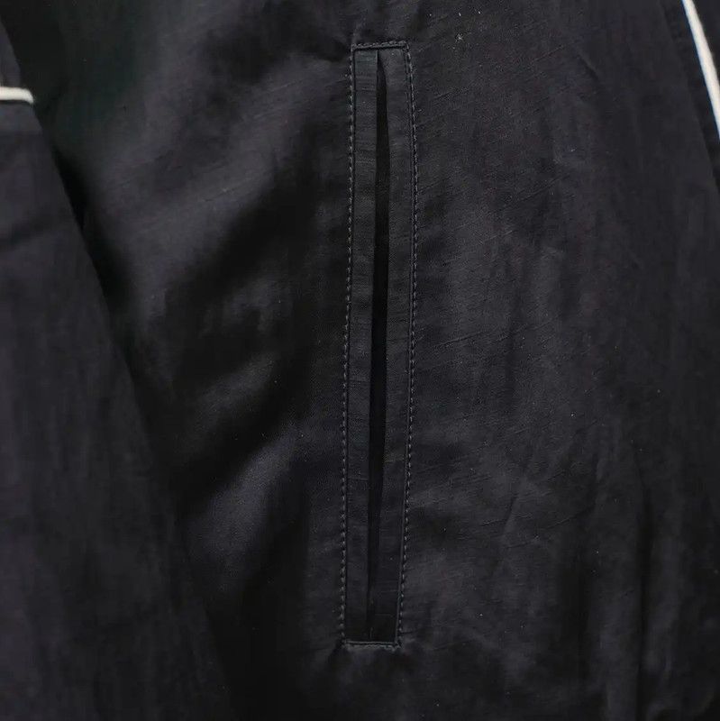 Yves Saint Laurent YSL Black Polyester Logo Jacket for Women 0089 Size L / US 10 / IT 46 - 8 Thumbnail