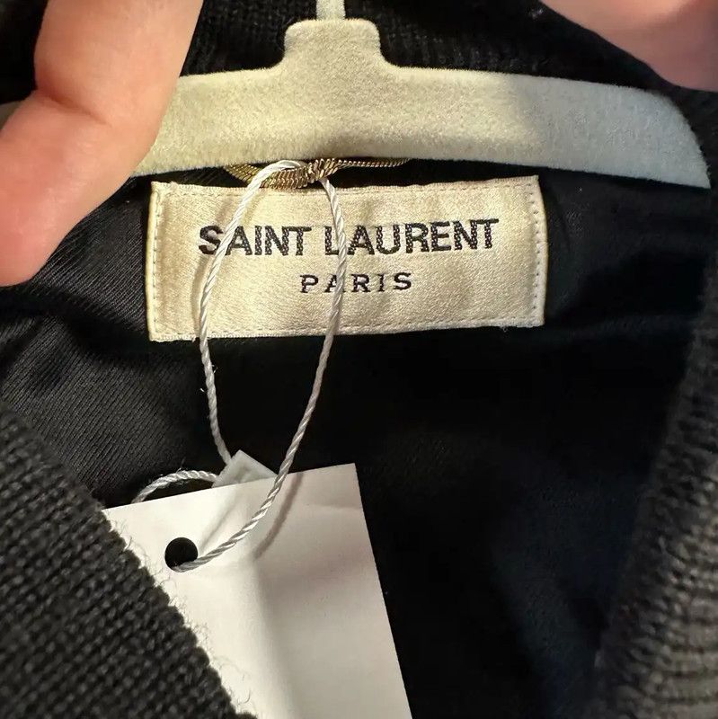 Yves Saint Laurent YSL Black Wool Women's Jacket Size S 0089 Size S / US 4 / IT 40 - 4 Thumbnail