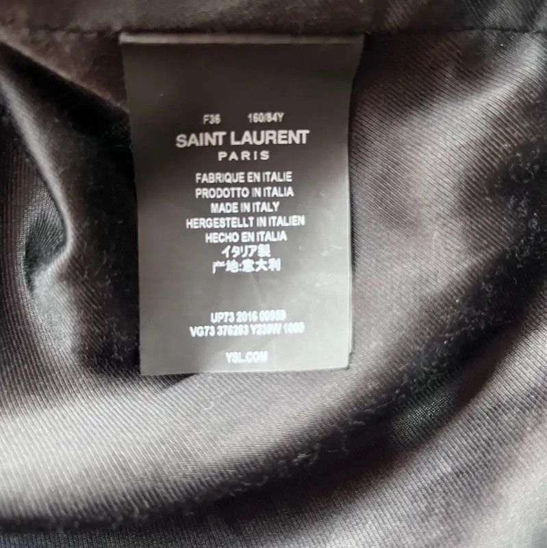 Yves Saint Laurent YSL Black Wool Women's Jacket in XS Size 0089 Size XS / US 0-2 / IT 36-38 - 5 Thumbnail
