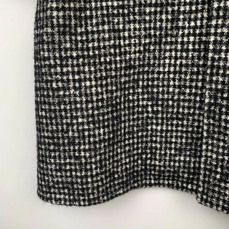 Yves Saint Laurent YSL Color-Block Wool Blend Women's Coat 0089 Size XS / US 0-2 / IT 36-38 - 5 Thumbnail
